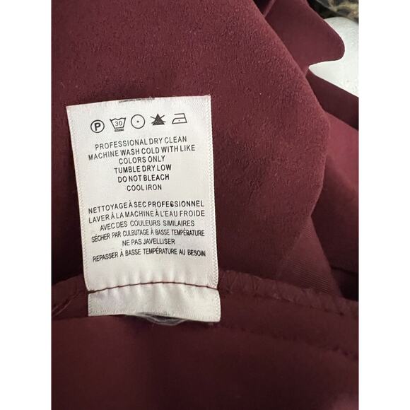 Jenny Yoo Dark Wine Maxi Formal Party Wedding Guest Dress Size 16 - Picture 11 of 11